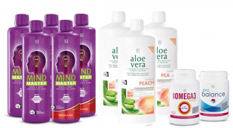 Набор «Anti-age» с гелем Aloe Vera "Персик"